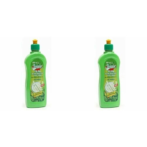 Золушка Гель-бальзам для мытья посуды Подорожник, 500 мл, 2 шт