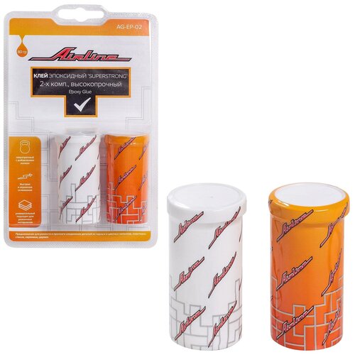 Клей Эпоксидный Superstrong, 2-Х Комп., Высокопрочный, 80 Гр. Ag-Ep-02 AIRLINE арт. AGEP02