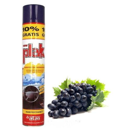 Полироль для приборных панелей Plak "виноград" (750мл) италия