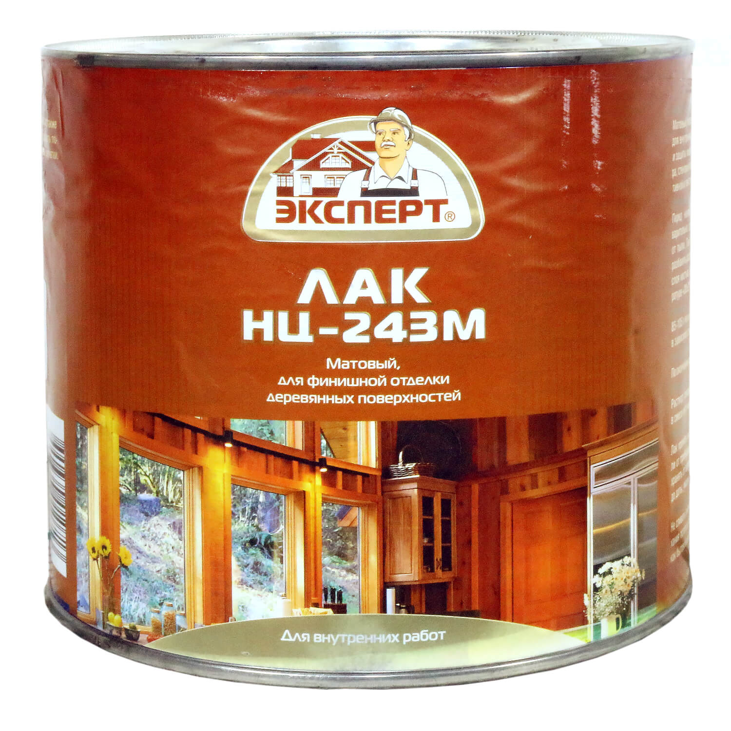 Лак ЭКСПЕРТ мебельный НЦ-243М матовый 0,7кг