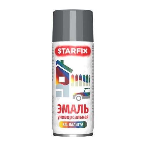 Краска-эмаль аэроз. универсальная медный металлик STARFIX 520мл (8029) (Жемчужно-медный, глянцевая) (SM-102057-1)