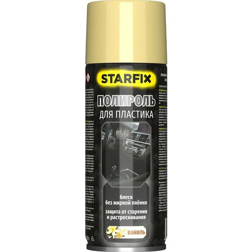 Полироль пластика для автомобиля STARFIX ваниль 650 мл (SM-97412-1)