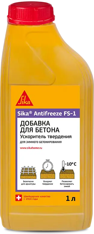 Добавка морозостойкая Sika Antifreeze FS-1, 1 л