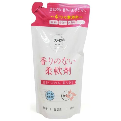 Кондиционер для белья смягчающий Fafa Fine Free без аромата Nissan 480мл