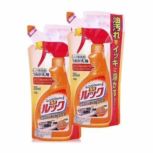 Чистящее средство для плит и печей Lion "Look", сменный блок, 350 мл 2 шт. в комплекте