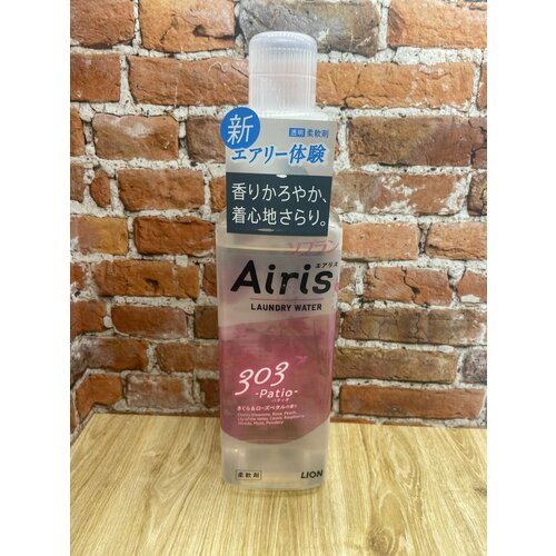 Lion Soflan Airis 303 Patio Ополаскиватель для белья с ароматом сакуры, роз и персика 480 мл