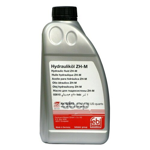 02615 Febi Масло гидросистемы MB 343.0 минеральное желтое 1л