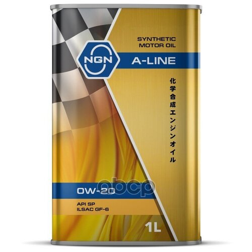 NGN Масло Моторное Ngn A-Line 0w-20 Синтетическое 1 Л V182575104