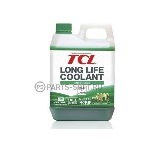 TCL LLC00857 антифриз TCL LLC -40C зеленый, 2 л 1шт
