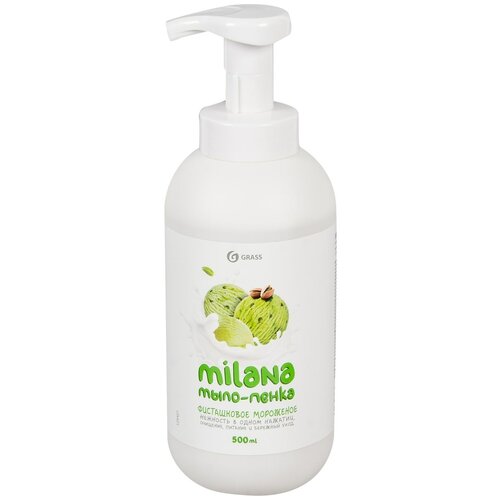 Мыло-пенка Milana «Сливочно-фисташковое» 500 мл