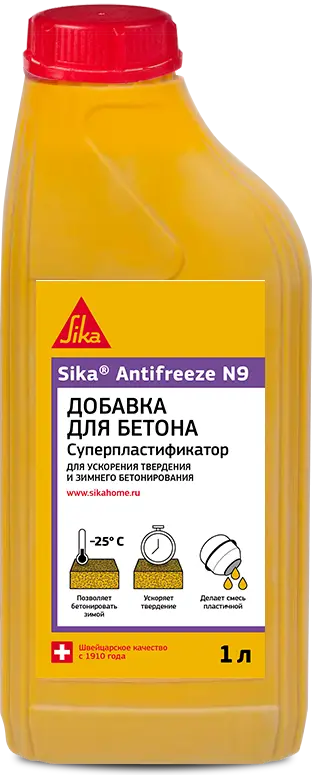 Добавка для бетона комплексная Sika Antifreeze N9 1 л