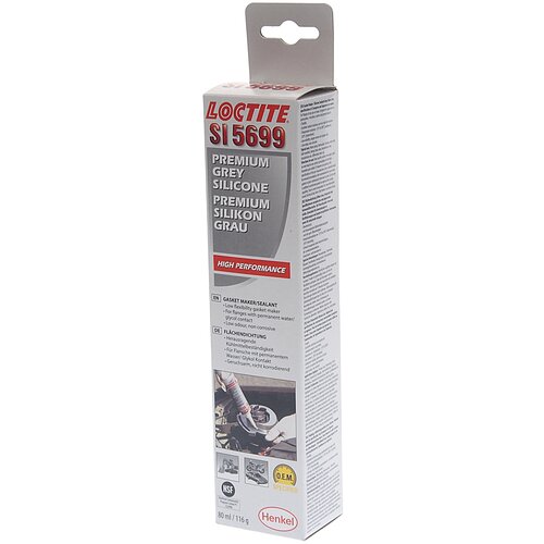 Герметик Силиконовый Нейтральный Loctite 5699 80ml/99g (Блистер) Серый LOCTITE арт. 2061022