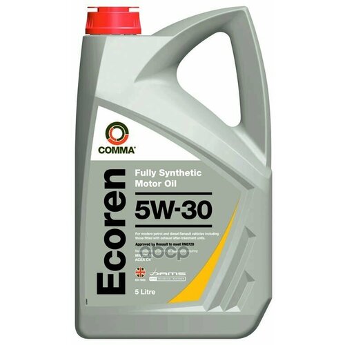 COMMA Comma 5W30 Ecoren (5L)_Масло Мотор! Синт Acea C4, Mb 226.51, Renault Rn0720