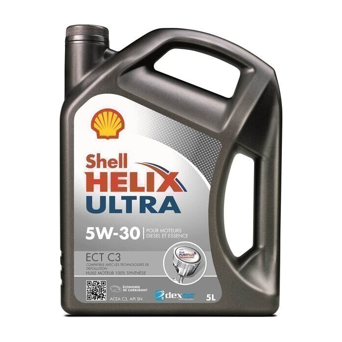 Масло моторное Shell Helix Ultra ECT C3 5w30, 5 л