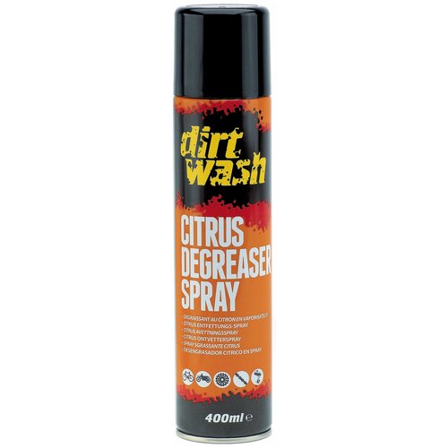 Очиститель для цепи и переключателя WELDTITE DIRTWASH CITRUS DEGREASER, спрей, 400мл.