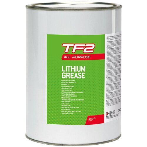 Смазка велосипедная литиевая TF2 LITHIUM GREASE густая для всех типов подшипников 3кг WELDTITE (Англия)