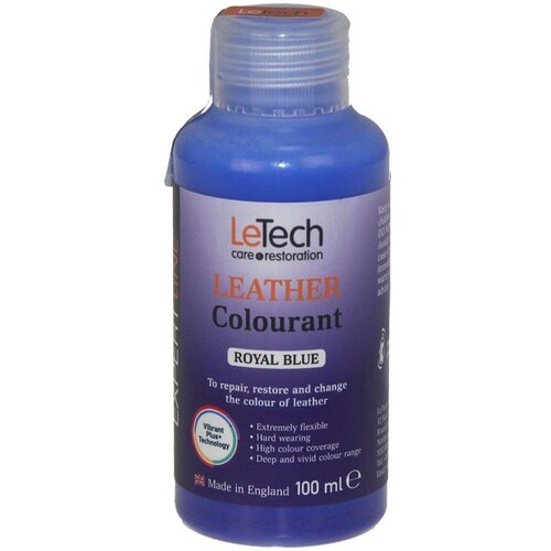 LeTech Краска для кожи Leather Colourant (100 мл, Royal Blue (королевский синий))