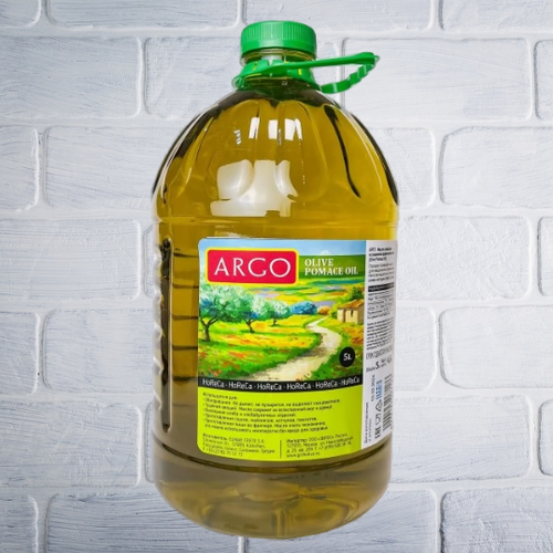 Оливковое масло Argo Pomace рафинированное для жарки, Греция, 5л