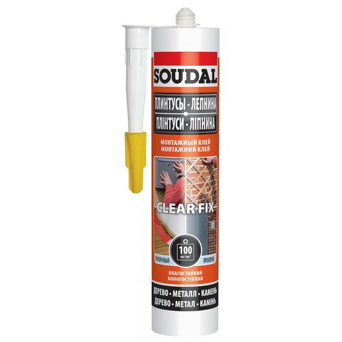 Клей монтажный SOUDAL CLEAR FIX прозрачный 146446
