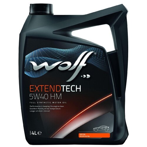 Масло моторное WOLF EXTENDTECH 5W-40 HM, 4 л