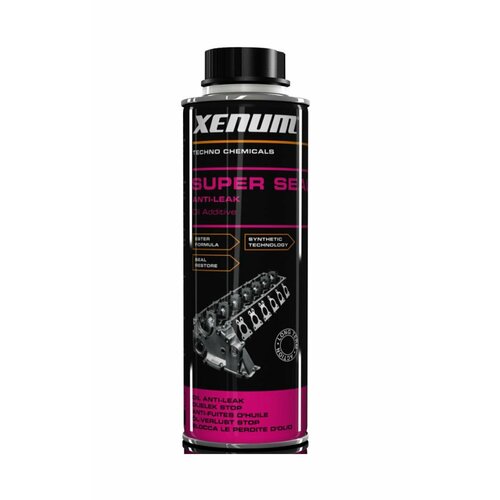 XENUM Super Seal oil anti-leak additive/Стоп-течь системы смазки двигателя и коробки передач/350мл