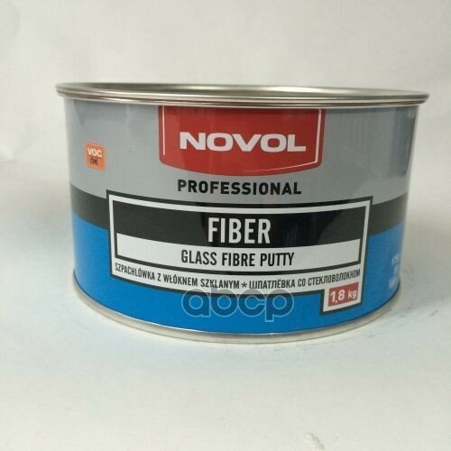 Шпатлевка Novol Fiber (Со Стекловолокном) 1,8Кг Novol арт. 1225