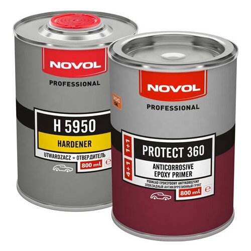 Грунт серый 360 эпоксидный 0.8л с отвердителем Н5950 0.8л NOVOL NOVOL 37200