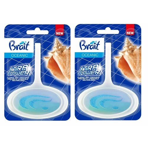 Brait Туалетный блок для унитаза 1-фаз Oceanic, 40 г, 2 шт