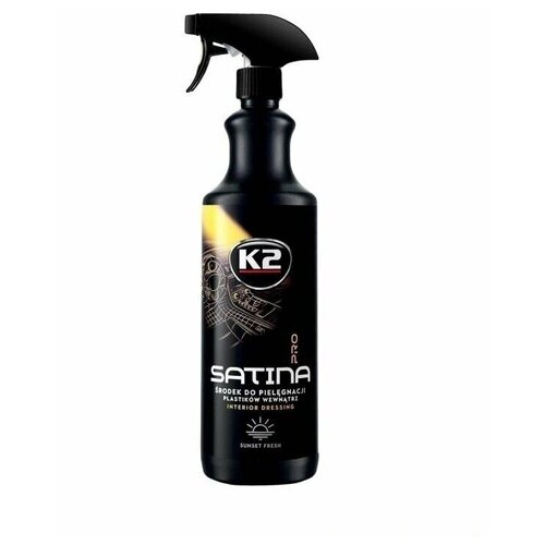 Полироль пластика сатиновый эффект Свежесть заката K2 SATINA PRO SUNSET FRESH, 1л