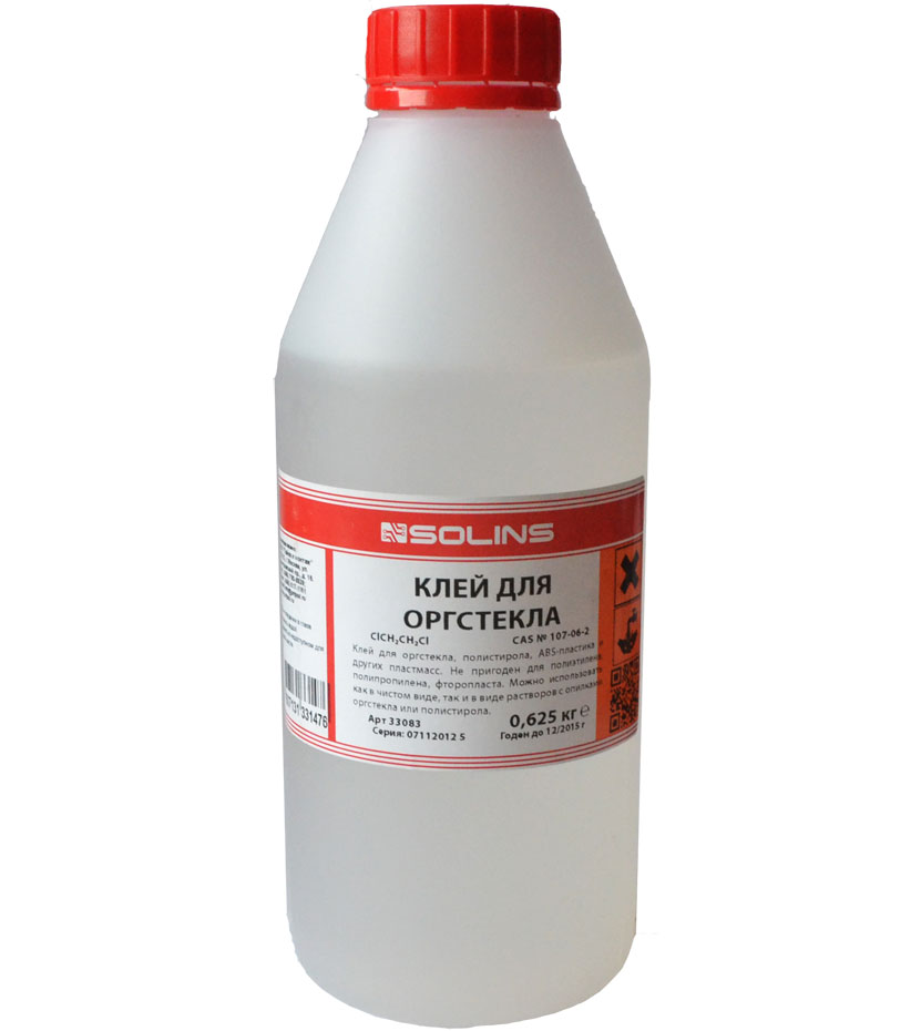 Клей для пластмассы Дихлорэтан 0.5 л пластиковая бутылка