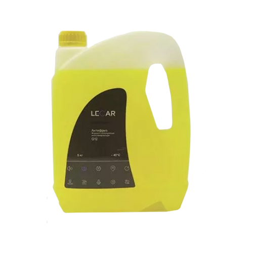 Антифриз Lecar G12 G12 Готовый -40c Желтый 5 Л Lecar000071210 LECAR арт. LECAR000071210