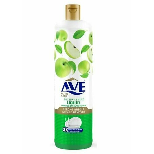 AVE Жидкость для мытья посуды Яблоко, 900 мл