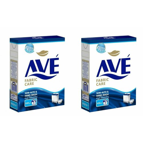 AVE Порошок стиральный 450 гр, 2 шт