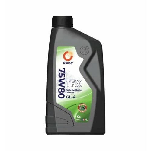 Масло трансмиссионное Oscar TFX GL-4 75w-80 синтетическое 1л.
