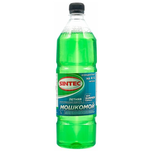 Концентрат жидкости для стеклоомывателя SINTEC Мошкомой, 0°C, 1 л