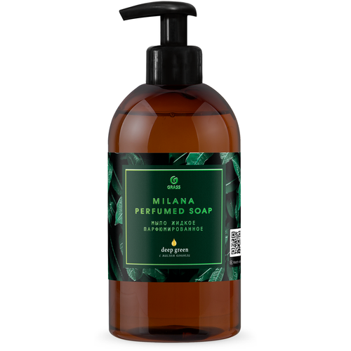 Мыло жидкое, парфюмированное "Milana Green Deep", 300 мл