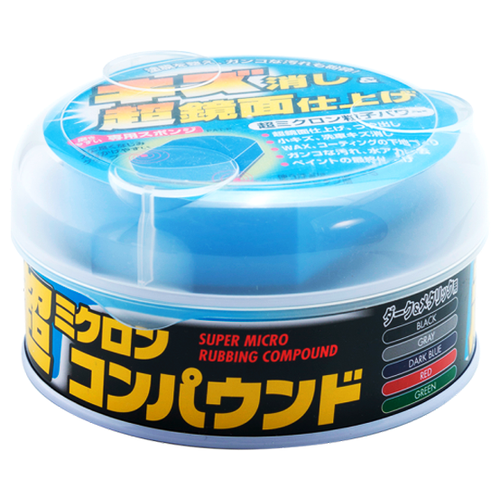 Soft99 полироль для темных оттенков кузова Micro Rubbing Compound, 0.18 кг