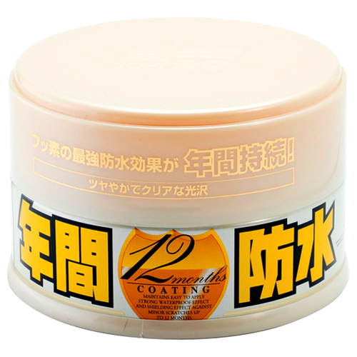 Soft99 полироль для светлых оттенков кузова Fusso Coat 12 Months, 0.2 кг