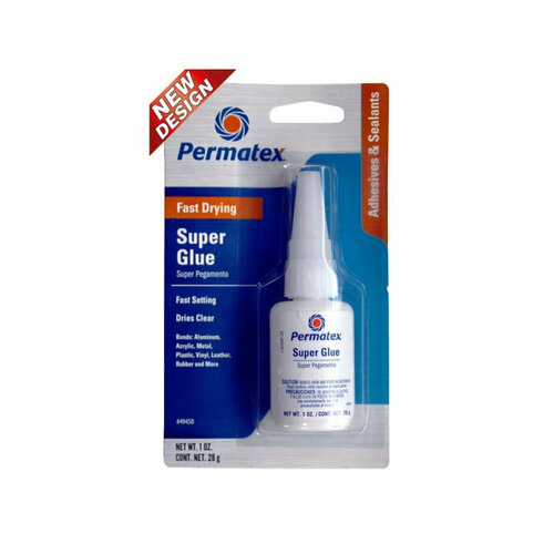 Клей-супер универсальный "SUPER GLUE" 28гр PERMATEX