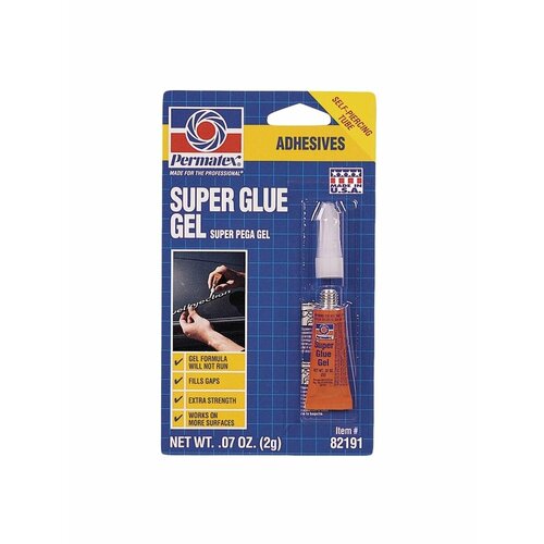 Клей-супер универсальный "SUPER GLUE" (гель) 2гр PERMATEX