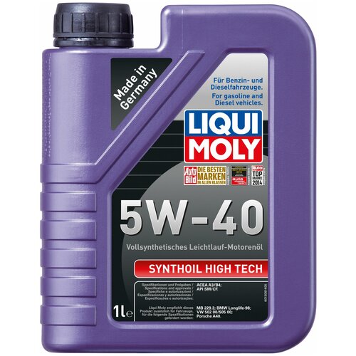LiquiMoly Масло моторное Liqui Moly Synthoil High Tech 5W-40, 1 л