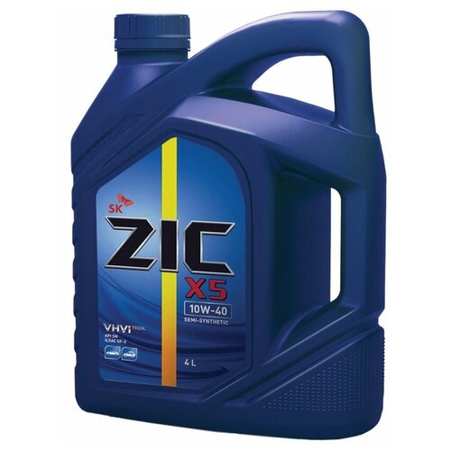 Масло моторное ZIC X5 10W-40, 4 л .