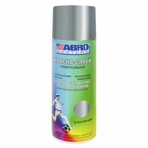 ABRO Краска-спрей ABRO MASTERS, 400 мл, хром SP-029-AM