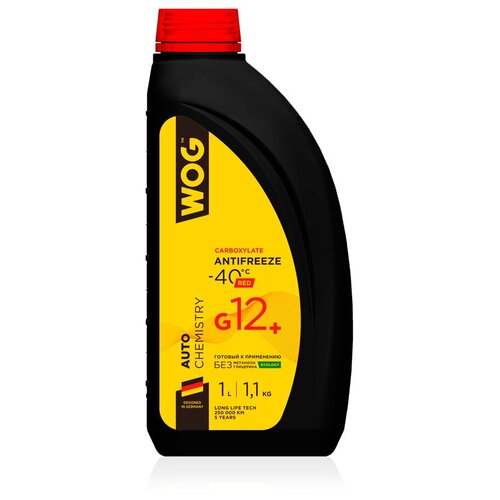 Антифриз WOG красный, 1 л .