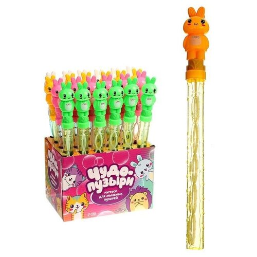 Мыльные пузыри "Зайчики в бабочке" 37х3х4 см микс 6758428