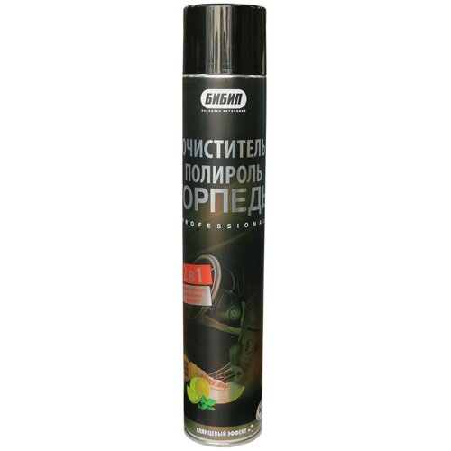 Полироль торпеды БиБип professional, дыня+лимон, 1000 мл, аэрозоль 7520533 .