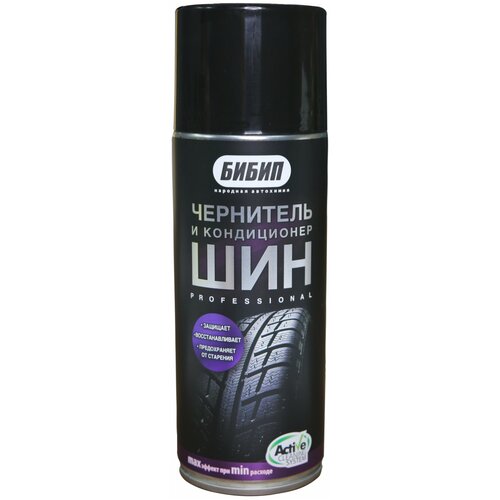 Чернитель и кондиционер шин БиБип professional, 520 мл, аэрозоль 7520537 .