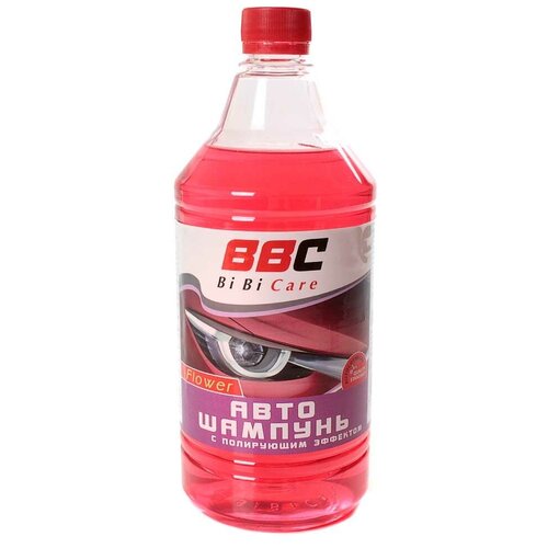 Автошампунь BiBiCare с полирующим эффектом цветочный, 1 л Ln4124, контактный 7840517 .