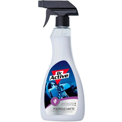 Sintec Полироль-очиститель пластика Dr.Active "Polyrole Matte" (Виноград), 500 мл