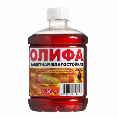 Олифа защитная влагостойкая 0.5 л